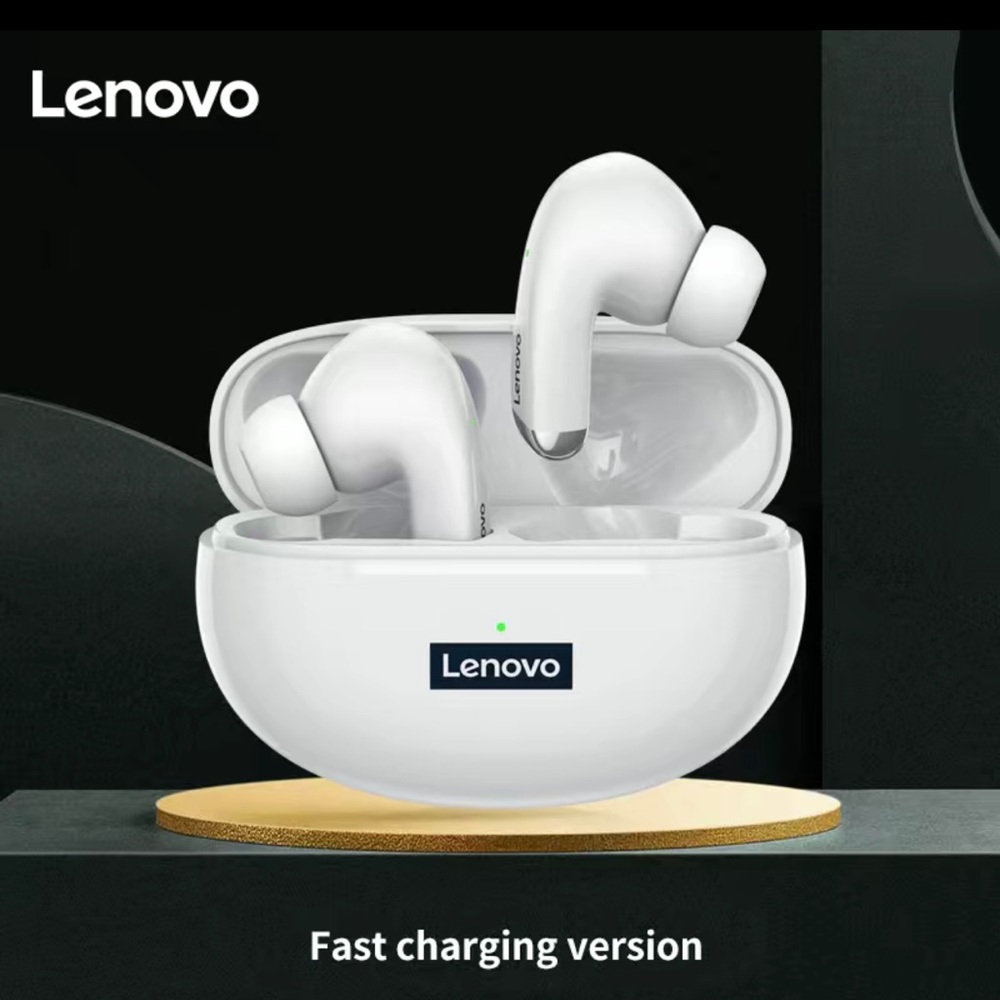 Original Lenovo LP5 Wireless HD Microphone Earphones  Color White
